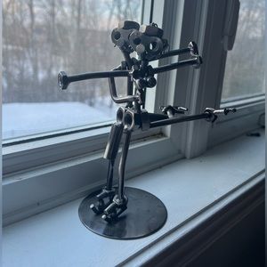 Ice dance couple modern figurine